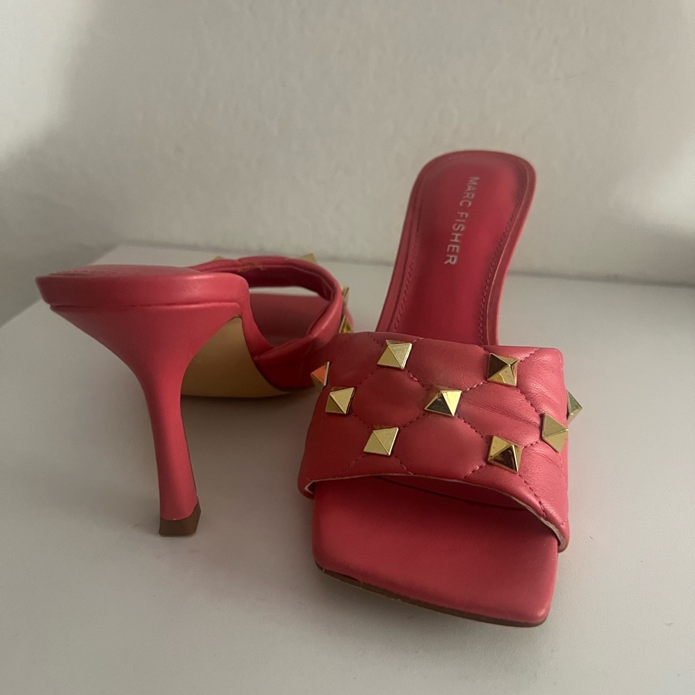 Marc Fisher Pink Studded Heels